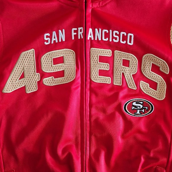 NFL Team G-III Apparel San Francisco 49ers Jacket | NWT | XS | Red Gold BLK WHT - Picture 10 of 16